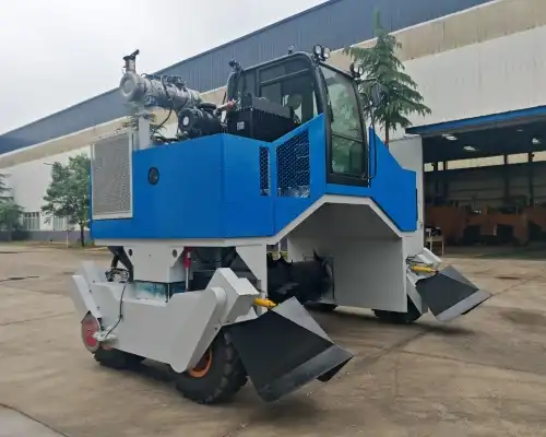 YUXING Delivers Customized Full Hydraulic Compost Turner Equipped with Cummins Euro V Engine for Overseas Customer